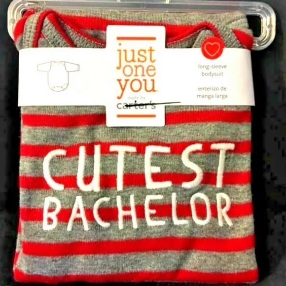 Carter's Just One You-Cutest Bachelor
Infant Boys Long Sleeve Onesie-3mth-NWT - Picture 3 of 3
